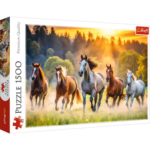 Trefl Puzzle Puzzle - 1500 - Dzikie konie - Trefl 26215