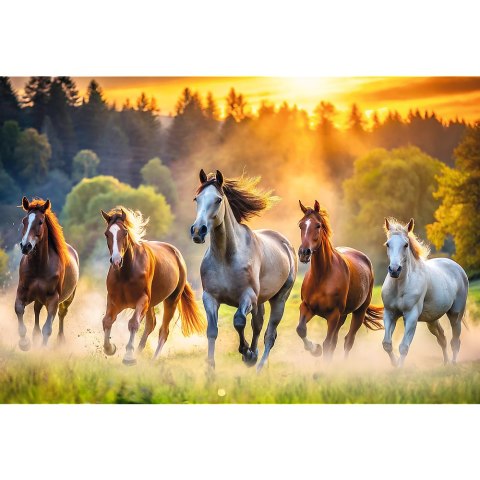 Trefl Puzzle Puzzle - 1500 - Dzikie konie - Trefl 26215