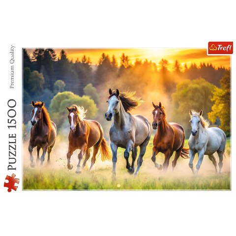 Trefl Puzzle Puzzle - 1500 - Dzikie konie - Trefl 26215