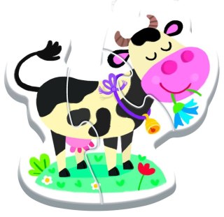 Trefl Puzzle Puzzle - Baby Classic - Na farmie - Konik Świnka Króliczek Krówka - Trefl 36127