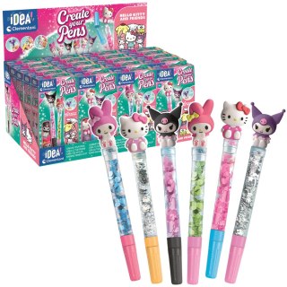 Clementoni Idea Art Zestaw Mini Fabryka Długopisów Hello Kitty i Przyjaciele Clementoni 18450
