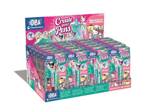 Clementoni Idea Art Zestaw Mini Fabryka Długopisów Hello Kitty i Przyjaciele Clementoni 18450