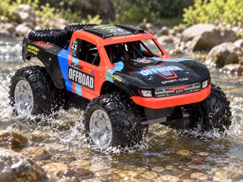 JOKOMISIADA Auto terenowe zdalnie sterowane 4x4 Amfibia jazda po wodzie i lądzie RC0778