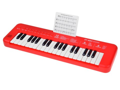 JOKOMISIADA Keyboard interaktywne organy dla dzieci 37-klawiszy + mikrofon IN0190