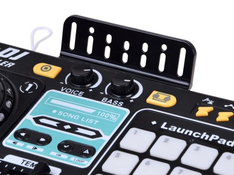 JOKOMISIADA Kontroler MIXER DJ Podświetlana konsola dla dzieci + mikrofon ZA6303