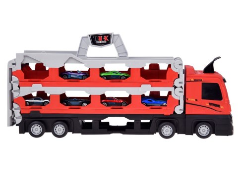 JOKOMISIADA Laweta transporter TIR rozkładany 200cm + 6 aut Dwupoziomowa budowa ZA6587
