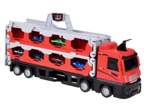 JOKOMISIADA Laweta transporter TIR rozkładany 200cm + 6 aut Dwupoziomowa budowa ZA6587
