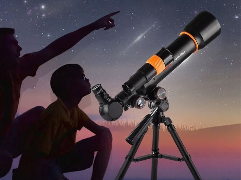 JOKOMISIADA Teleskop astronomiczny dla dzieci + metalowy statyw 18x 60x LUNETA ZA6300