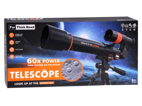 JOKOMISIADA Teleskop astronomiczny dla dzieci + metalowy statyw 18x 60x LUNETA ZA6300