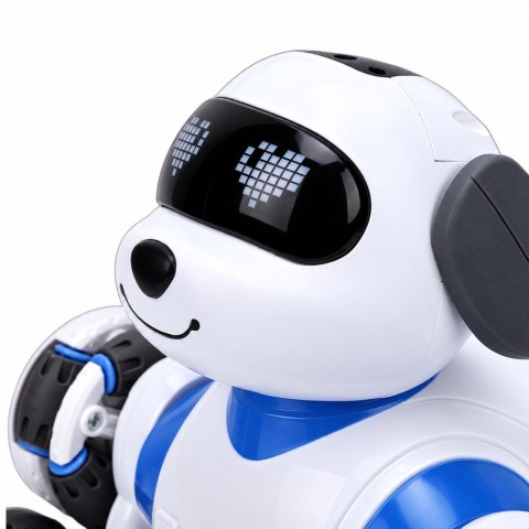LEAN Toys Pies Robot Zdalnie Sterowany RC 8 Kół Drift 360° Akrobacje Niebieski