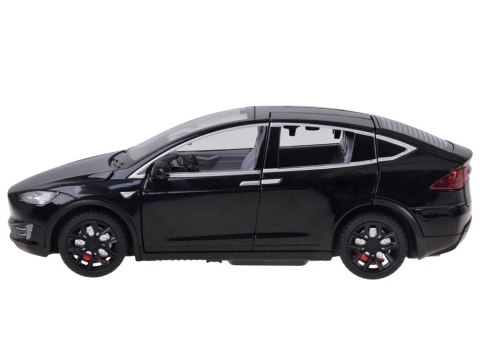 JOKOMISIADA Autko Tesla Model X RC 1:22 metalowy samochód na pilota LED dym RC0772