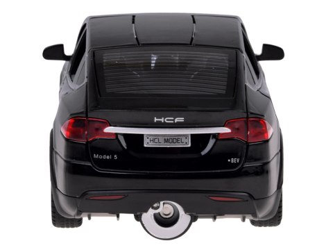 JOKOMISIADA Autko Tesla Model X RC 1:22 metalowy samochód na pilota LED dym RC0772