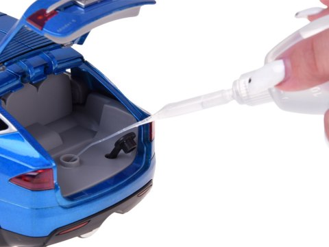 JOKOMISIADA Autko Tesla Model X RC 1:22 metalowy samochód na pilota LED dym RC0772