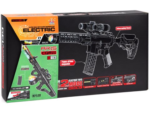 JOKOMISIADA Karabin elektryczny na kulki żelowe - 2 tryby działania, ok. 82cm ZA6265