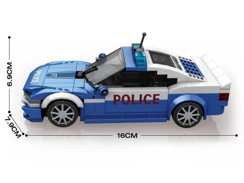 JOKOMISIADA Klocki konstrukcyjne Samochód Policyjny radiowóz sportowy 313 ele ZA6630