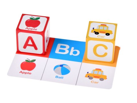 JOKOMISIADA Klocki magnetyczne EDUKACYJNE - nauka liczenia, liter, zegara 35ele ZA6603