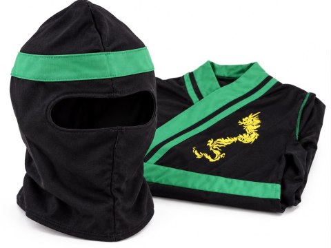 JOKOMISIADA Kostium NINJA - przebranie na bal karnawałowy i Halloween Strój r. M ZA6296