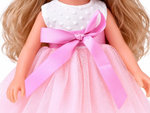 JOKOMISIADA Lalka BALETNICA 35cm z blond włosami w tiulowej, różowej sukience ZA6440