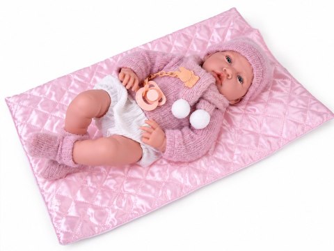 JOKOMISIADA Lalka BOBAS miękka guma, mówiąca - 12 funkcji dźwiękowych 45cm ZA6437