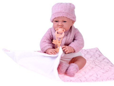 JOKOMISIADA Lalka BOBAS miękka guma, mówiąca - 12 funkcji dźwiękowych 45cm ZA6437
