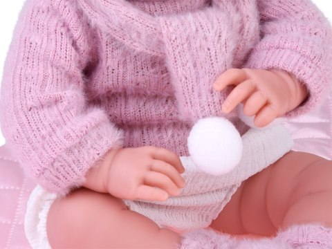 JOKOMISIADA Lalka BOBAS miękka guma, mówiąca - 12 funkcji dźwiękowych 45cm ZA6437