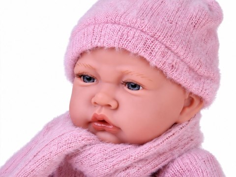 JOKOMISIADA Lalka BOBAS miękka guma, mówiąca - 12 funkcji dźwiękowych 45cm ZA6437