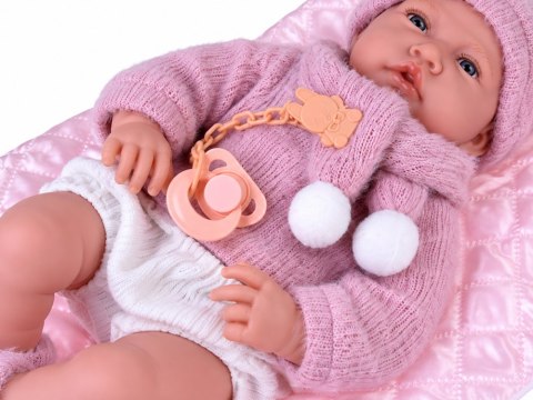 JOKOMISIADA Lalka BOBAS miękka guma, mówiąca - 12 funkcji dźwiękowych 45cm ZA6437