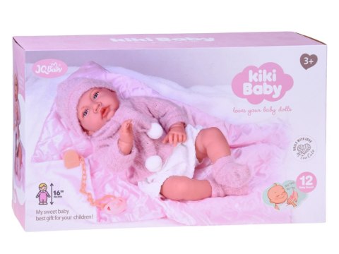 JOKOMISIADA Lalka BOBAS miękka guma, mówiąca - 12 funkcji dźwiękowych 45cm ZA6437