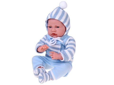 JOKOMISIADA Lalka BOBAS miękka guma, mówiąca - 12 funkcji dźwiękowych 45cm ZA6441