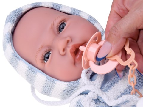JOKOMISIADA Lalka BOBAS miękka guma, mówiąca - 12 funkcji dźwiękowych 45cm ZA6441