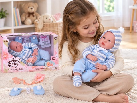 JOKOMISIADA Lalka BOBAS miękka guma, mówiąca - 12 funkcji dźwiękowych 45cm ZA6441