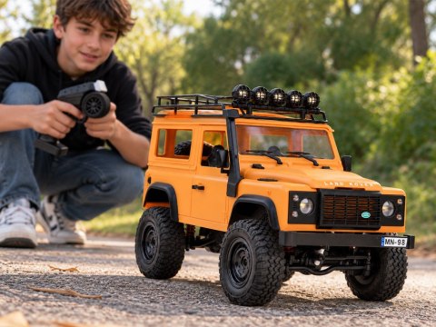 JOKOMISIADA Samochód zdalnie sterowany 2w1 LAND ROVER Defender 90 4x4 Skala 1:12 RC0761