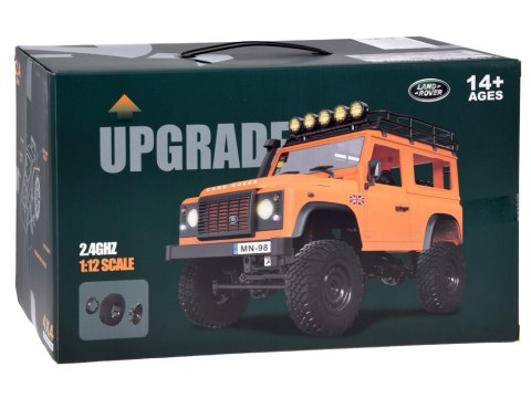 JOKOMISIADA Samochód zdalnie sterowany 2w1 LAND ROVER Defender 90 4x4 Skala 1:12 RC0761