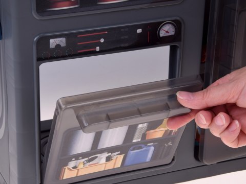 JOKOMISIADA Warsztat dla dzieci Stolik z narzędziami ZESTAW MAJSTERKOWICZA 92ele ZA6581