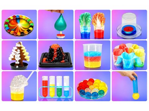 JOKOMISIADA ZESTAW CHEMIKA 80 eksperymentów naukowych - Laboratorium chemiczne ZA6593