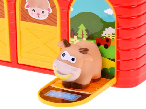 JOKOMISIADA Interaktywny Domek Edukacyjny Farma pianinko zwierzątka dźwięk ZA6197