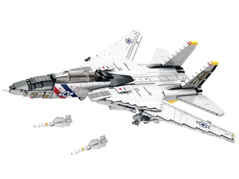 JOKOMISIADA Klocki techniczne F-14 Tomcat 1443 elementów amerykański myśliwiec ZA5301