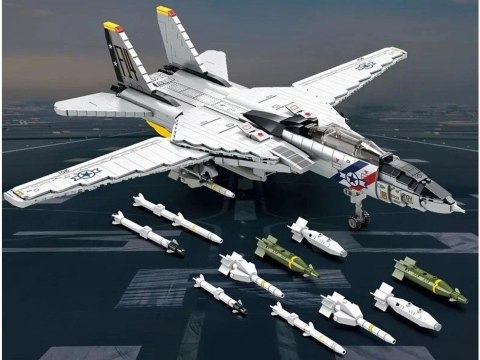 JOKOMISIADA Klocki techniczne F-14 Tomcat 1443 elementów amerykański myśliwiec ZA5301