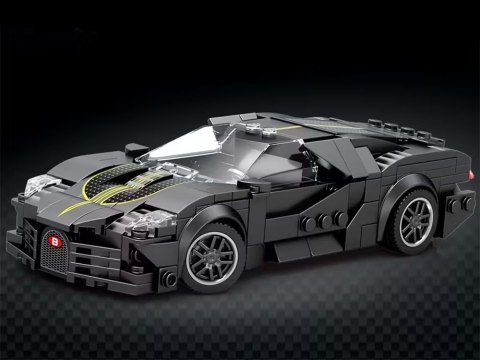 JOKOMISIADA Klocki techniczne Sportowe auto CZARNE LUKSUSOWE hiperauto 298-ele ZA5785