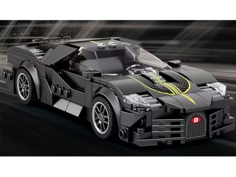 JOKOMISIADA Klocki techniczne Sportowe auto CZARNE LUKSUSOWE hiperauto 298-ele ZA5785