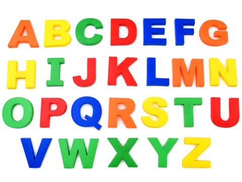 JOKOMISIADA Literki i cyferki magnetyczne na lodówkę - edukacyjne 82ele TA0116