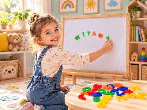 JOKOMISIADA Literki i cyferki magnetyczne na lodówkę - edukacyjne 82ele TA0116