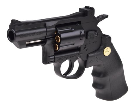 JOKOMISIADA Pistolet REWOLWER - metalowy, automatyczny, zabawkowy + wymienne ele ZA6410
