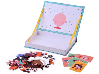 JOKOMISIADA Puzzle magnetyczne Twarze wesołe buźki 55el nauka emocji ZA4409