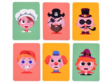 JOKOMISIADA Puzzle magnetyczne Twarze wesołe buźki 55el nauka emocji ZA4409
