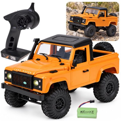 JOKOMISIADA Samochód zdalnie sterowany 2w1 LAND ROVER Defender 90 4x4 Skala 1:12 RC0760