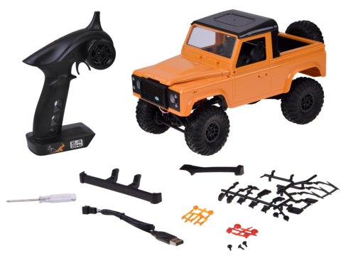 JOKOMISIADA Samochód zdalnie sterowany 2w1 LAND ROVER Defender 90 4x4 Skala 1:12 RC0760