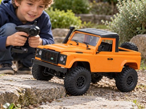 JOKOMISIADA Samochód zdalnie sterowany 2w1 LAND ROVER Defender 90 4x4 Skala 1:12 RC0760
