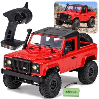 JOKOMISIADA Samochód zdalnie sterowany 2w1 LAND ROVER Defender 90 4x4 Skala 1:12 RC0760