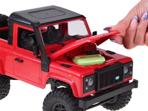 JOKOMISIADA Samochód zdalnie sterowany 2w1 LAND ROVER Defender 90 4x4 Skala 1:12 RC0760